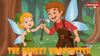 The Honest Woodcutter story moralstories moralstoriesforkids cartoon story youtube youtubevide [upl. by Maidel]