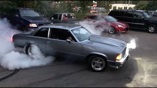 Richies Super Charged LS Malibu burnout [upl. by Nibla991]