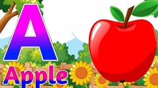 A for apple  अ से अनार  abcd phonics song  a for apple b for ball c for cat  abcd song  abcde [upl. by Avera]