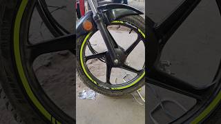 Wheel Radium Sticker Modified All bikes 😱🔥💯 modified youtube shorts [upl. by Monro145]