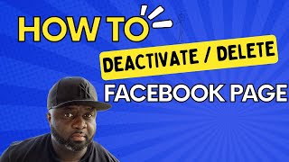 How To Deactivate or Delete Facebook Page in 2024 [upl. by Spears]