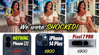 Nothing 2 vs iPhone 14 vs Pixel 7 Pro Unbiased Camera Test [upl. by Klatt69]