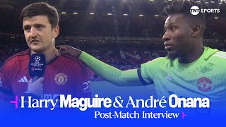 Man United 10 FC Copenhagen PostMatch  Onana amp Maguire the heroes after dramatic UCL win 🎥 [upl. by Eriam]