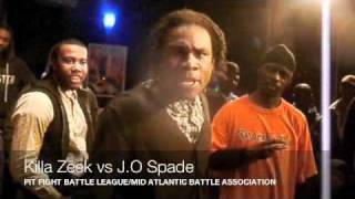 Killa Zeek vs JO Spade  Pit Fight Battle League [upl. by Krahling]