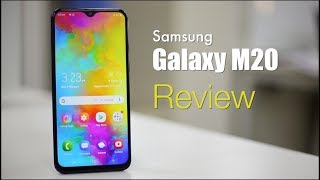 Samsung Galaxy M20 Review Features and Specifications  Price in India [upl. by Nimajeb]