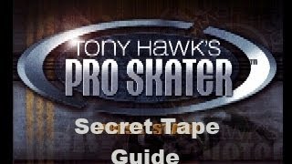 All Tony Hawks Pro Skater Hidden Tape Locations Part 1 of 2 [upl. by Sacks]