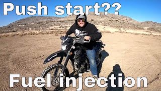 Can You Push Start a Fuel Injected Bike with a dead Battery [upl. by Godber991]