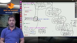 Decimal to binary conversion using Recursion in C  Suresh Agrawal [upl. by Hendrix]