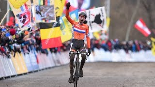 Mathieu van Der Poel takes gold  2015 UCI Cyclocross World Championships  Tábor Czech Republic [upl. by Liddie]