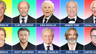 Famous Hollywood Actors and Their Son [upl. by Anitreb]