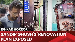 Kolkata Horror  Renovation Plans Announced By Sandip Ghosh At Hospital After Doctors Death [upl. by Merceer315]