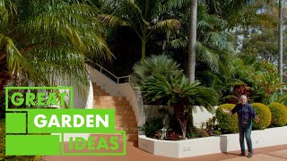 Tropical Oasis Garden  GARDEN  Great Home Ideas [upl. by Ahsinuq]