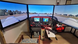 DIY flight sim Cessna G1000 complete cockpit  instruments 3D printed and Arduino boards [upl. by Omidyar763]