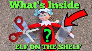 Whats Inside The ELF ON THE SHELF The Mean Elf Twins Take Candy Cane Our Elf Friend [upl. by Vez602]