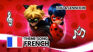 MIRACULOUS  EXTENDED THEME SONG French  Lou amp Lenni Kim [upl. by Yup176]