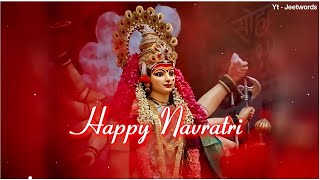 Happy Navratri Status 2024🙏  Navratri Wishes Status 2024🙏  Navratri Special WhatsApp Status 💖 [upl. by Milla]