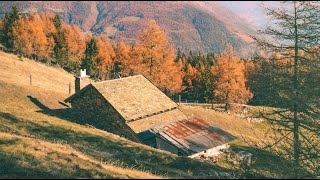 BAITA IN MONTAGNA a 1800 m nelle Alpi  Relax e trekking nella natura 🌲 [upl. by Sekoorb77]