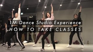 How To Take Classes at 1Million Dance Studio  My Experiences Turn on CC [upl. by Neffirg]