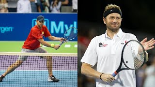 Andy Roddick vs Mardy Fish  2017 World TeamTennis [upl. by Ardella]