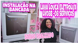 LAVA LOUÇAS ELECTROLUX 8 SERVIÇOS LE08S VALE A PENA Aumentou nosso consumo Lava bem  Review [upl. by Dranyl]