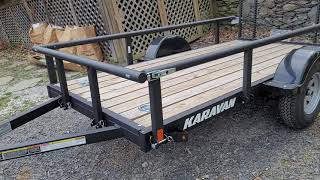 Review 2241 lbs Payload Capacity Landscape Trailer by Karavan 2021MY [upl. by Annej]