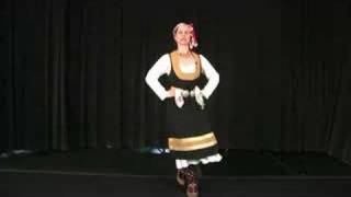 Bulgarian Folk Dancing  Bulgarian Folk Dance Step Combinations [upl. by Bertilla410]