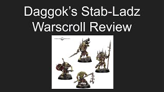 Daggok’s StabLadz Warscroll Review [upl. by Aseek]