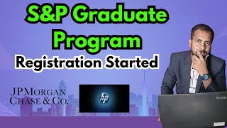 SampP Graduate Program  Registration Started  HP Latest Hiring For Freshers  Apply For All Jobs [upl. by Gosselin]