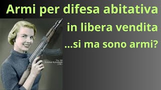 Armi per difesa abitativa in libera vendita ma sono armi vere [upl. by Milena]