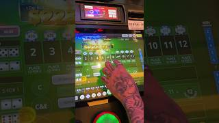 Let me show you how to double 500 on bubble craps casino gamble craps gambling lasvegas [upl. by Martin220]