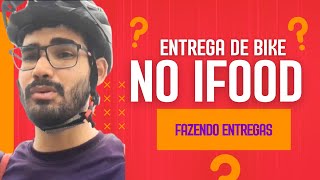 Entregas no ifood de bike  Dia cansativo mas com dinheiro no bolso [upl. by Hodges]