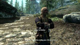 Talsgar the Wanderer  quotThe Dragonborn Comesquot Skyrim [upl. by Budwig]