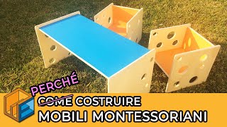 Come costruire mobili montessoriani  Fai da te [upl. by Carvey]