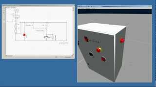 Electrical simulation with 3D items [upl. by Siram]