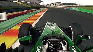 F1 2013 Giedo Van Der Garde Belgian GP Onboard  Assetto Corsa [upl. by Muriel528]