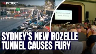 Sydneys New Rozelle Tunnel Causes Fury Across The City [upl. by Onaicul33]