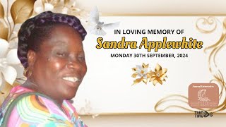 The Funeral Service of the Late Sandra Applewhite [upl. by Chrissa303]