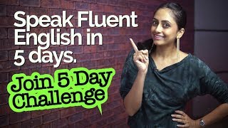 How to speak Fluent English in 5 days  Learn 1 Easy Trick for speaking fluently with Meera [upl. by Zil]