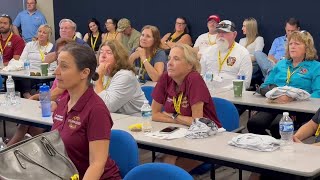 Dozens attend firefighter training in Clearwater [upl. by Enwad]