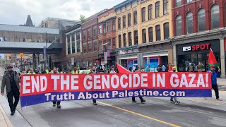 OTTAWA MARCH FOR PALESTINE  May 11 2024 [upl. by Lrem]