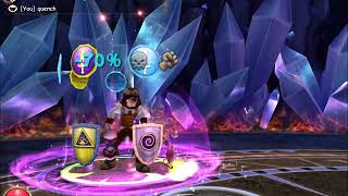 W101 Wizard101 Lambent Fire Ice Method Fire Immunity Cheating Boss [upl. by Suiravat172]