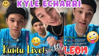 KYLE ECHARRI KUMU LIVE WITH LEON BARRETTO  KUMULITAN  KYLE LATEST LIVE UPDATE [upl. by Elden]