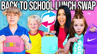 BACK TO SCHOOL LUNCH 10 KiDS SWAP DIETS🎒 [upl. by Walden845]