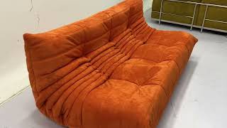 Togo sofa in suede fabric [upl. by Calloway857]