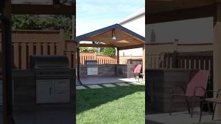 An outdoor kitchen designed for ultimate entertainingoutdoorkitchen torontorealestate renovation [upl. by Ytsur206]