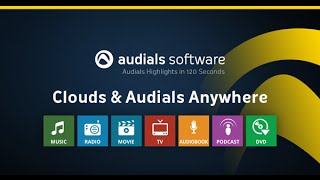 Audials 2016 in 120 Seconds Clouds amp Audials Anywhere [upl. by Ansilme389]