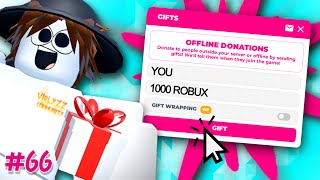 PLS DONATE 💸  OFFLINE DONATING Robux To Viewers shorts plsdonate [upl. by Oir]