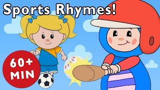 Sports Rhymes  Nursery Rhymes from Mother Goose Club [upl. by Gurl]