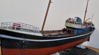 Revell Northsea Fishing Trawler Model kit  Build update 3 [upl. by Eenaj]