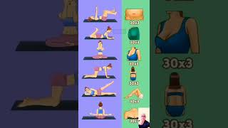 Yoga pilates to reduce belly fat yogapilates workout bellyfat cardio healthy shorts viral [upl. by Athelstan817]